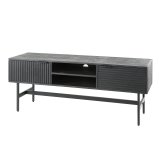 TV-meubel 2D marina / Massief mango zwart