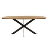 Eetkamertafel 180 Arhus solid / Massief acacia naturel