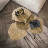 Salontafel set/3 point metallic / Brons antiek / Brons antiek
