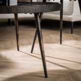 Salontafel set/2 rond metallic / Grijs