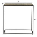 Haltafel iron metallic / Brons antiek
