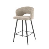Barstoel boucle salon. VPE2 / Boucle zandkleur