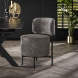 Stoel cocktail boucle draaibaar. VPE2 / Boucle grijs