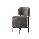 Stoel cocktail boucle draaibaar. VPE2 / Boucle grijs