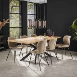 Eetkamertafel 200 visgraat fineer / Naturel eiken
