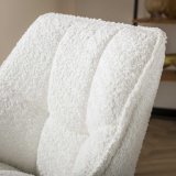 Barstoel raster draaibaar. VPE2 / Boucle wit