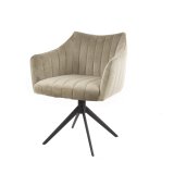 Armstoel cinema draaibaar. VPE2 / Champagne velours