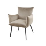 Eetkamerfauteuil lobby / Champagne velours