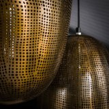 Hanglamp 3L cosmic getrapt / Brons antiek
