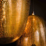 Hanglamp 3L cosmic getrapt / Brons antiek