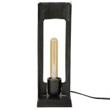 Tafellamp H-profiel / Zwart nikkel