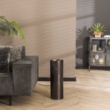 Vloerlamp Ø20 cilinder 60cm / Zwart nikkel