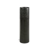 Vloerlamp Ø25 cilinder 90cm / Zwart nikkel