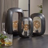 Tafellamp Arch XL / Zwart nikkel