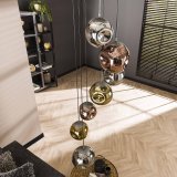 Hanglamp 7L getrapt stellar / Oud zilver