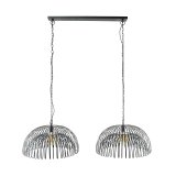Hanglamp 2L Bend / Charcoal
