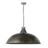Hanglamp Ø80 industry / Oud zilver