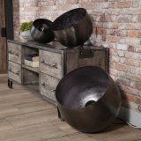 Tafellamp Ø50 basket XL / Zwart nikkel