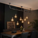 Hanglamp 8L wikkel / Oud zilver