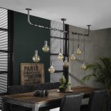 Hanglamp 8L wikkel / Oud zilver