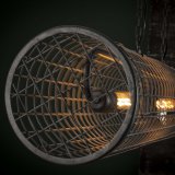 Hanglamp D20cm cylinder gaas/Slate grey