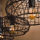 Hanglamp 4L connect XL / Zwart bruin