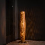 Vloerlamp M bars / Massief gerecycled teakhout