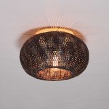 Plafondlamp Ø40 armor / Zwart bruin