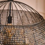 Hanglamp Ø80 armor / Zwart bruin