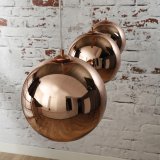 Hanglamp 3L globe / Koper
