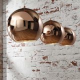 Hanglamp 3L globe / Koper
