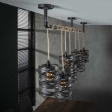 Hanglamp 7L twist wikkel XL / Slate grey