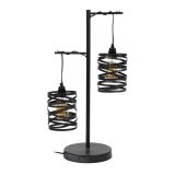 Tafellamp 2L spindle / Slate grey