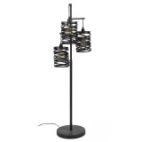 Vloerlamp 3L spindle / Slate grey