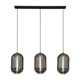 Hanglamp 3L tub chromed glass