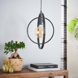 Hanglamp 1L Turn around / Charcoal