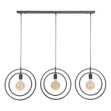 Hanglamp 3L Turn around / Charcoal