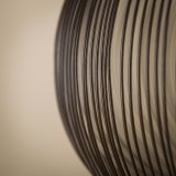 Hanglamp Ø70 copper twist / Zwart nikkel