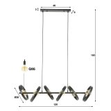 Hanglamp 6L hover / Charcoal