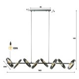 Hanglamp 8L hover / Charcoal