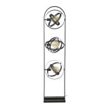 Vloerlamp 3L cosmos mesh / Artic zwart