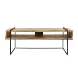 TV-meubel  open vak edge / Massief acacia naturel