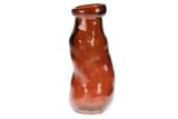 Vaas Almone terracotta glas, 10x25 cm
