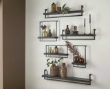 Wandplank Pardal 24 x 100 x 15 zwart
