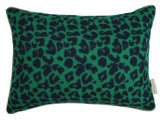 Sierkussen Ortisei 35 x 50 leopard green