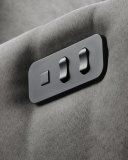 Relaxfauteuil Ponti HR-schuim zitting elektrisch verstelbaar antraciet