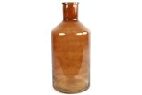Fles Garrafa bruin glas, 24x51 cm