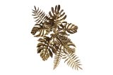 Wanddecoratie Cantiello goud metaal, 100,5x10x61 cm