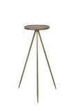 Bijzettafel Pontini 98,5 x 35 antiek brons metaal