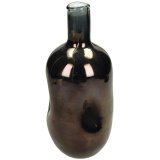 Vaas Lucarelli bruin glas, 9x23 cm